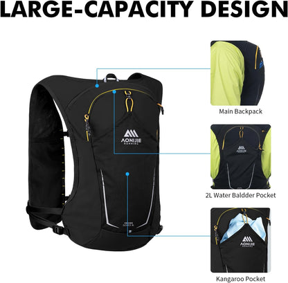 Running Hydration Vest for Women Men 8L Hydration Backpack Hiking