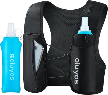 Running Vest for Women Men, 500Ml Soft Flask & Phone Holder